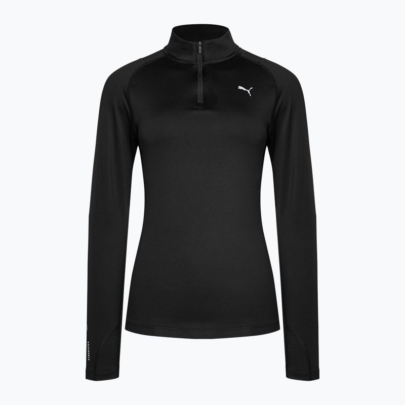 Дамска тениска за бягане PUMA Run Cloudspun 1/2 Zip black 523287 01