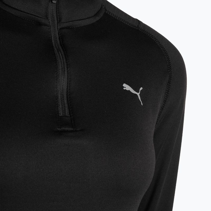 Дамска тениска за бягане PUMA Run Cloudspun 1/2 Zip black 523287 01 3
