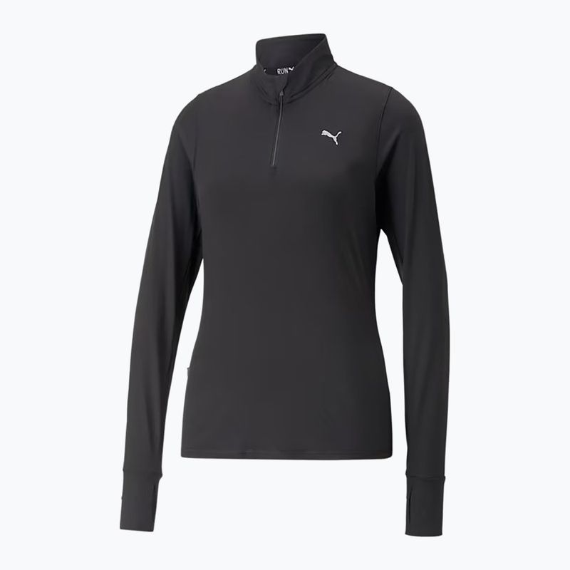 Дамски суитшърт за бягане PUMA Run Favorite 1/4 Zip puma black