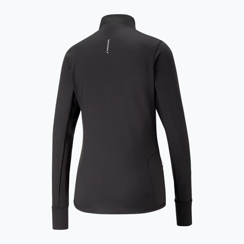 Дамски суитшърт за бягане PUMA Run Favorite 1/4 Zip puma black 2