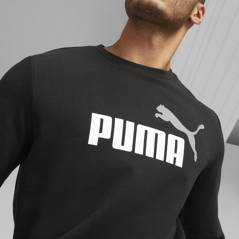 Мъжки суитшърт PUMA Essentials+ Two-Tone Big Log TR puma black/puma white 6