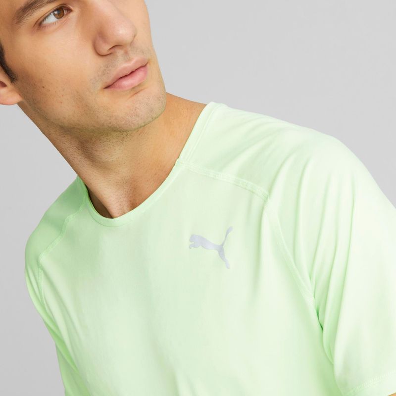 Мъжка тениска за бягане PUMA Run Cloudspun green 523269 34 5