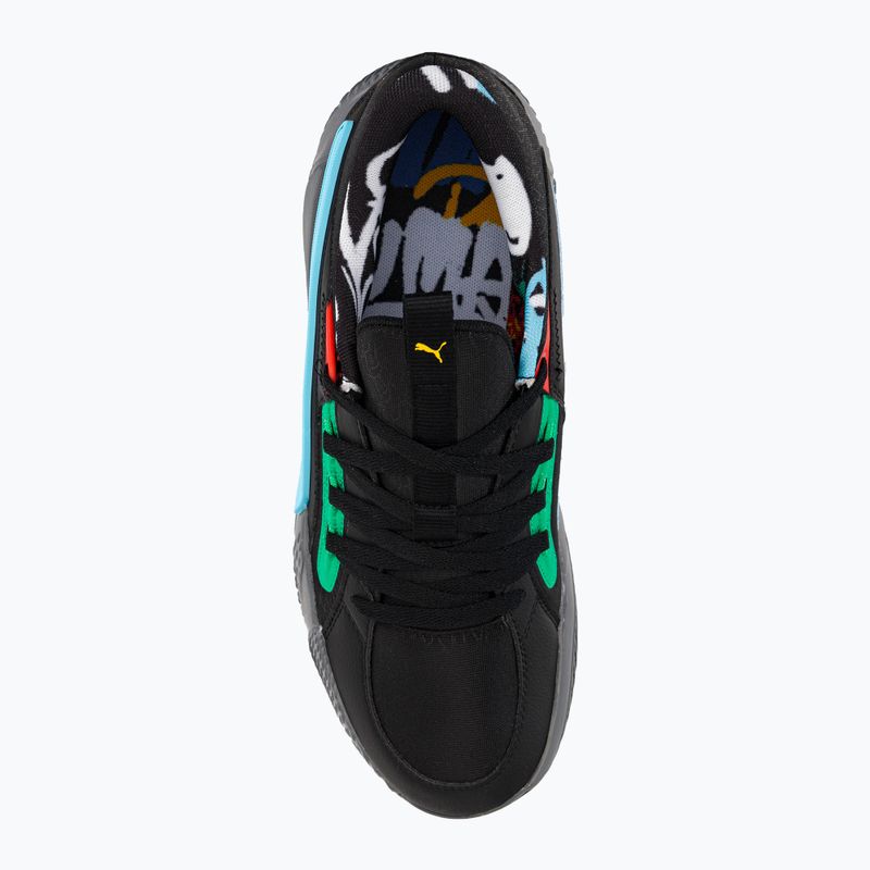 PUMA Court Rider Chaos Block Party мъжки баскетболни обувки черни 378265 01 9