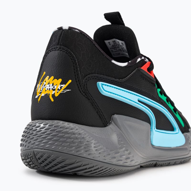 PUMA Court Rider Chaos Block Party мъжки баскетболни обувки черни 378265 01 12