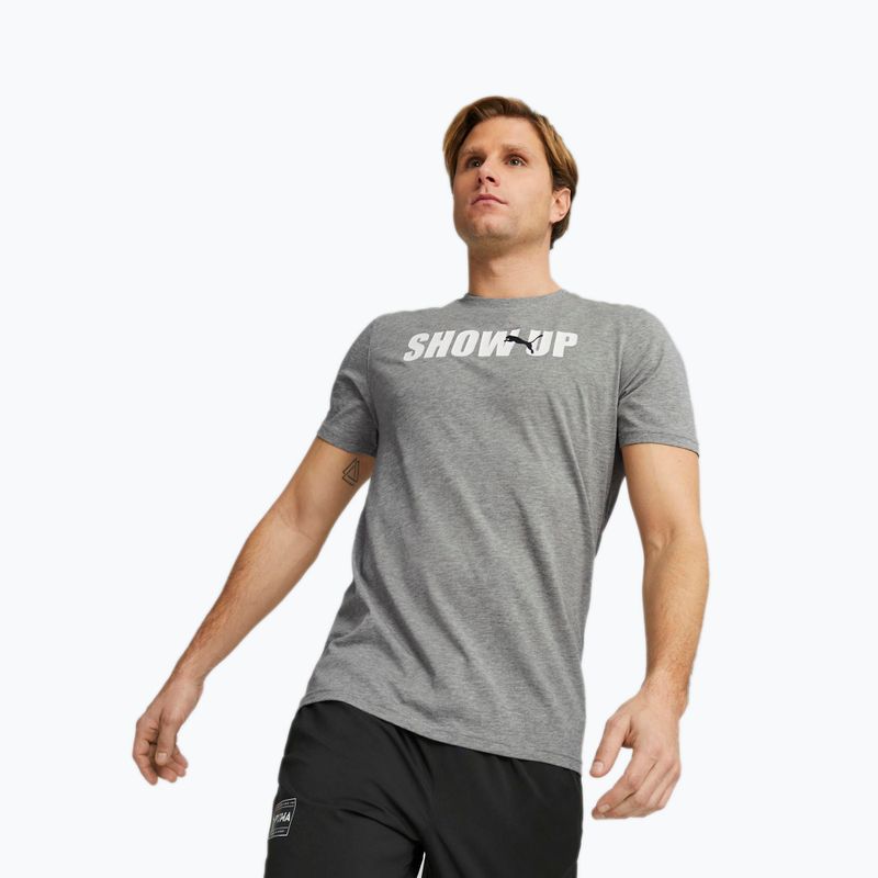 Мъжка тениска PUMA Performance Training Graphic grey 523236 03 3