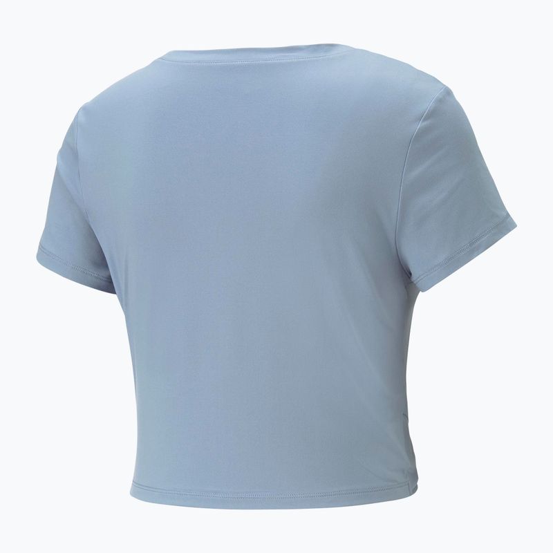 Дамска йога фланелка PUMA Studio Yogini Lite Twist blue 523164 18 2