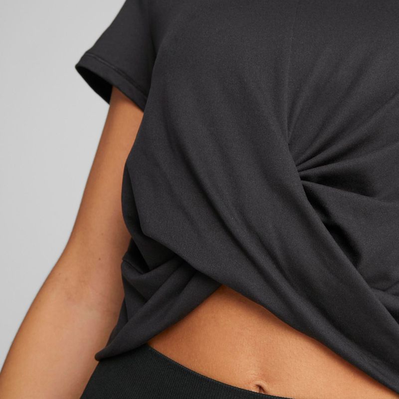 Дамска тениска за йога PUMA Studio Yogini Lite Twist black 523164 01 6