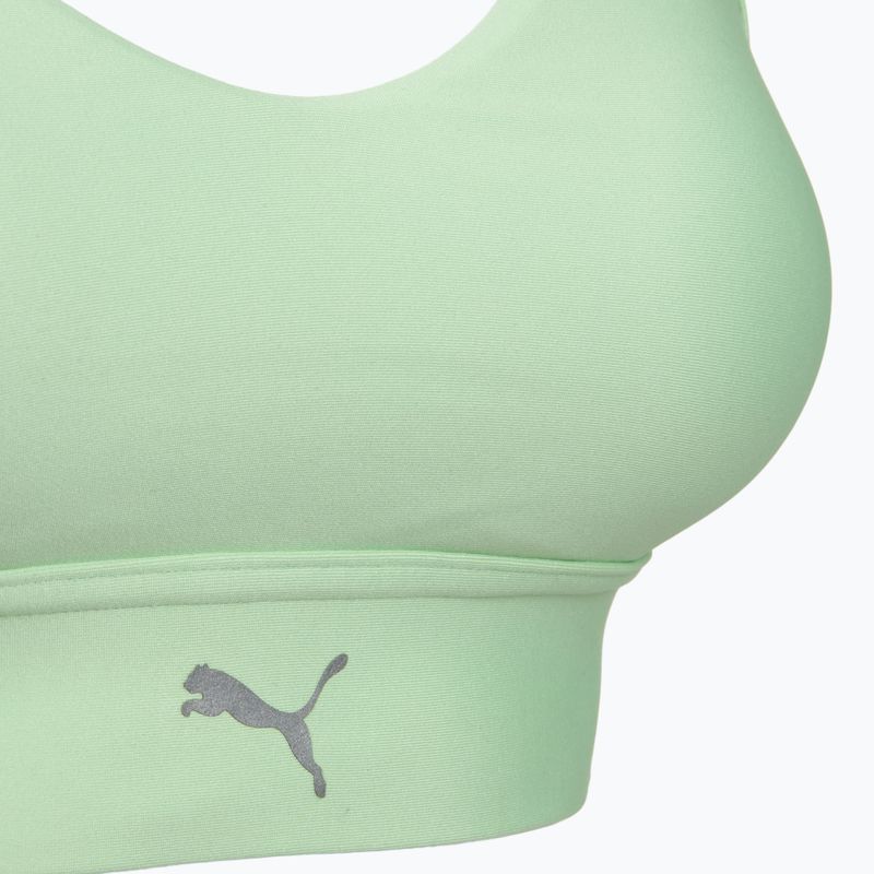 Сутиен за бягане Puma High Impact Ultraform Running Bra green/silver 3