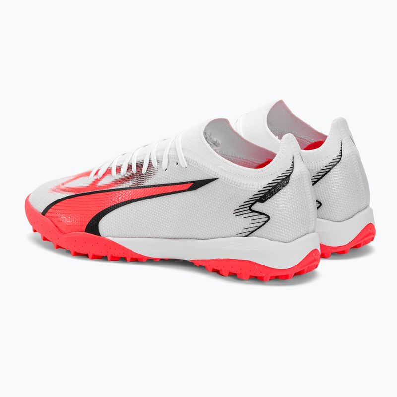 PUMA Ultra Match TT мъжки футболни обувки puma white/puma black/fire orchid 5