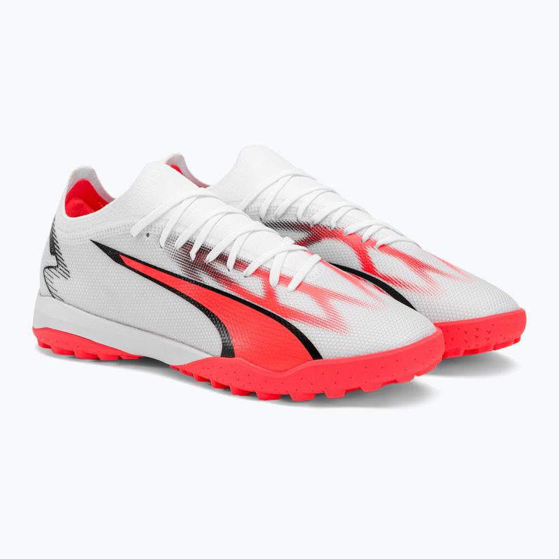 PUMA Ultra Match TT мъжки футболни обувки puma white/puma black/fire orchid 6