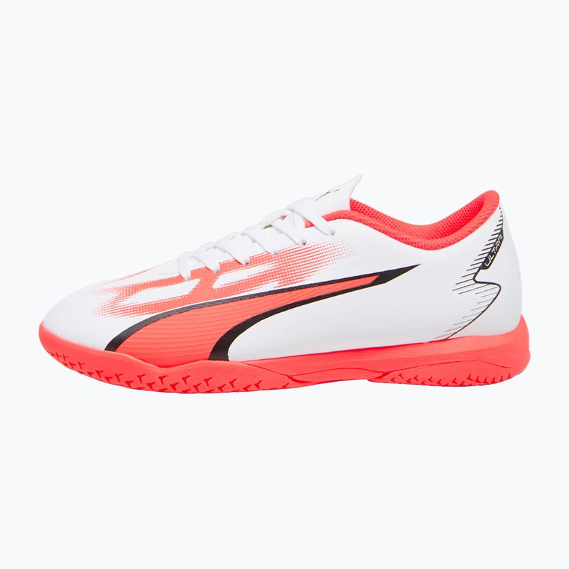 Детски футболни обувки PUMA Ultra Play IT Jr puma white/puma black/fire orchid 11