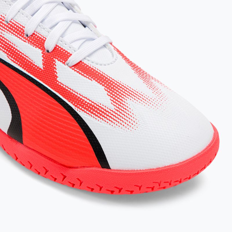 Детски футболни обувки PUMA Ultra Play IT Jr puma white/puma black/fire orchid 7