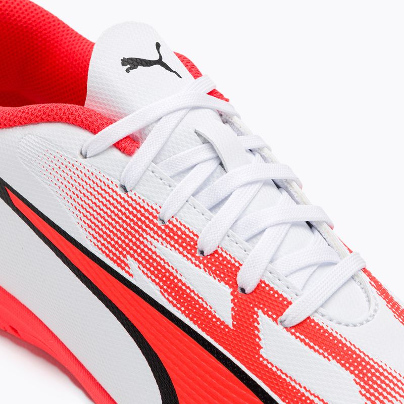 Детски футболни обувки PUMA Ultra Play IT Jr puma white/puma black/fire orchid 8