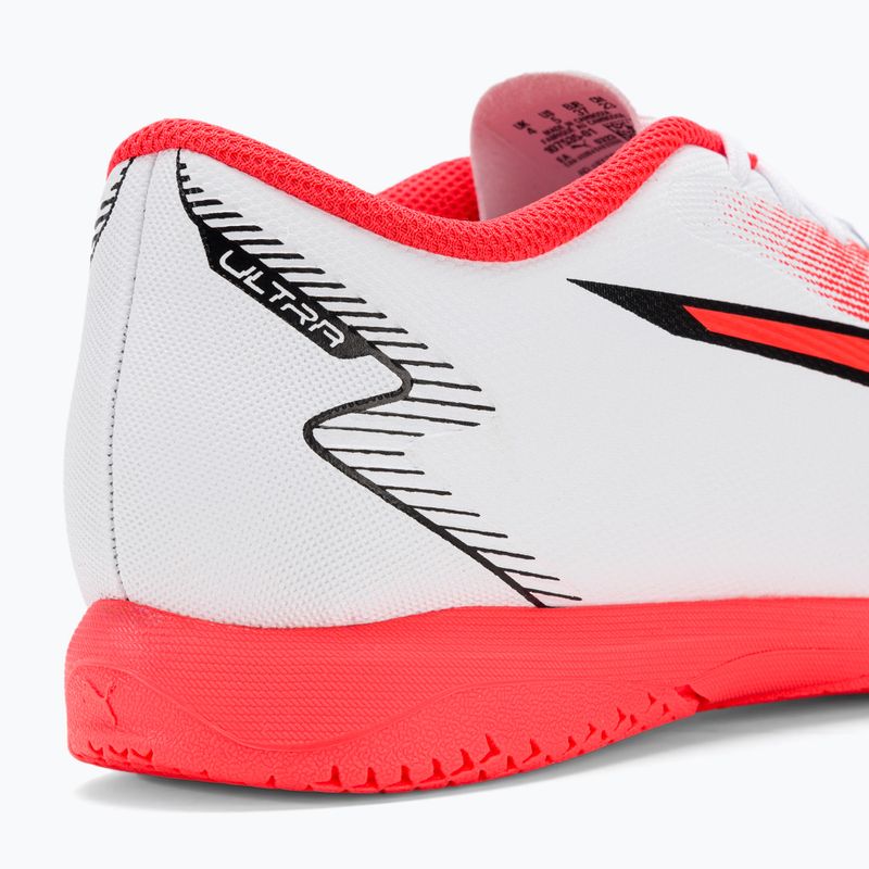 Детски футболни обувки PUMA Ultra Play IT Jr puma white/puma black/fire orchid 9