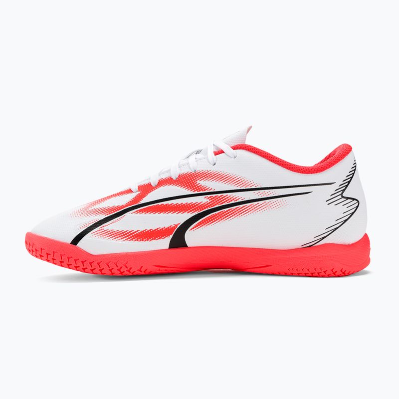 Детски футболни обувки PUMA Ultra Play IT Jr puma white/puma black/fire orchid 10