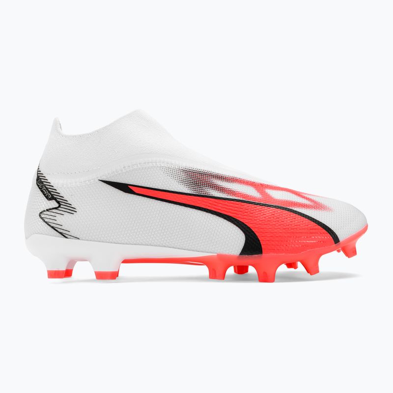 PUMA Ultra Match+ Ll FG/AG мъжки футболни обувки puma white/puma black/fire orchid 4