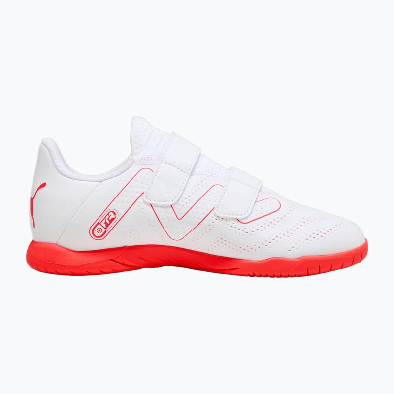 Детски футболни обувки PUMA Future Play IT V Jr puma white/fire orchid 12