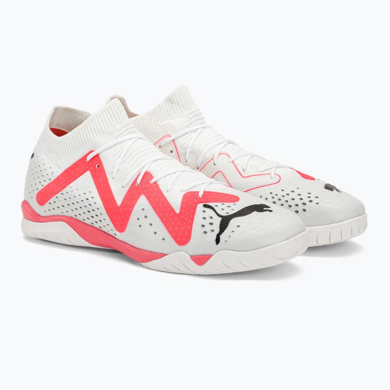 PUMA Future Match IT мъжки футболни обувки puma white/puma black/fire orchid 6