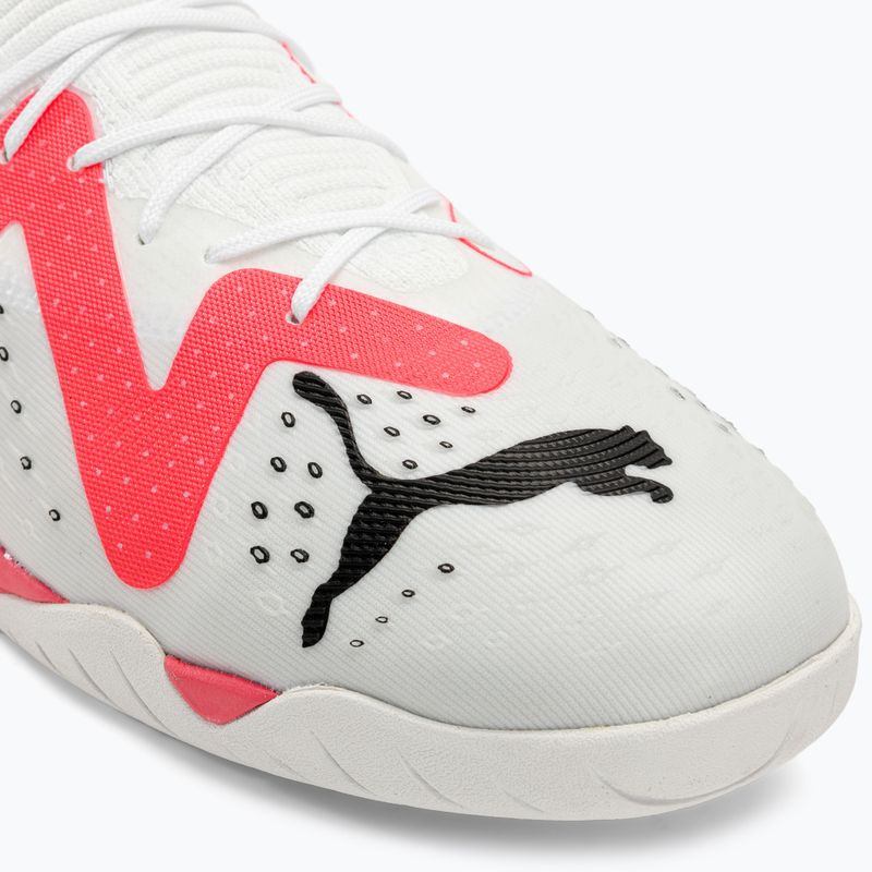 PUMA Future Match IT мъжки футболни обувки puma white/puma black/fire orchid 9