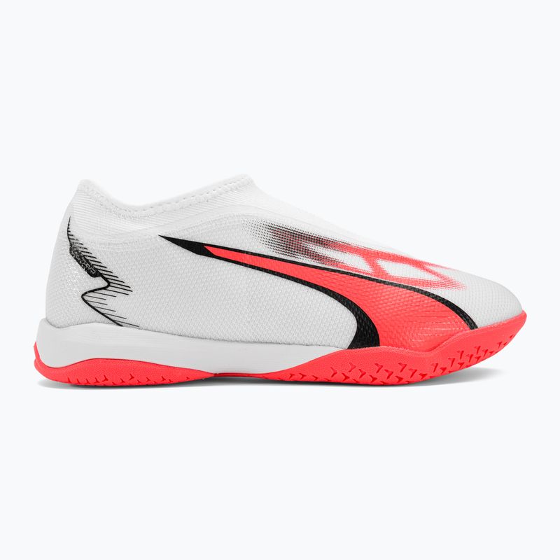 Детски футболни обувки PUMA Ultra Match LL IT + Mid Jr puma white/puma black/fire orchid 2