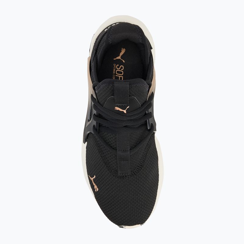 Дамски обувки за бягане PUMA Softride Enzo Evo Molt Met black/gold/warm white 5