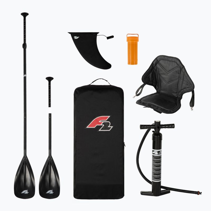 Комплект надуваема SUP дъска F2 Sector Combo 10'5'' червена 14