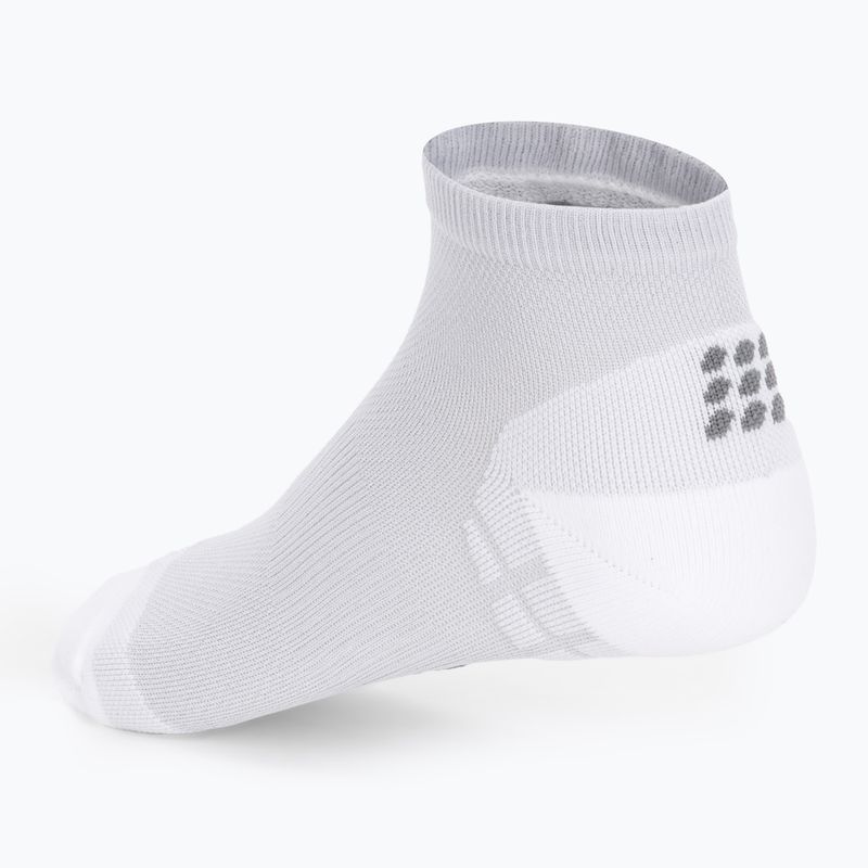 CEP Ultralight Low Cut въглеродни бели мъжки компресионни чорапи за бягане 3