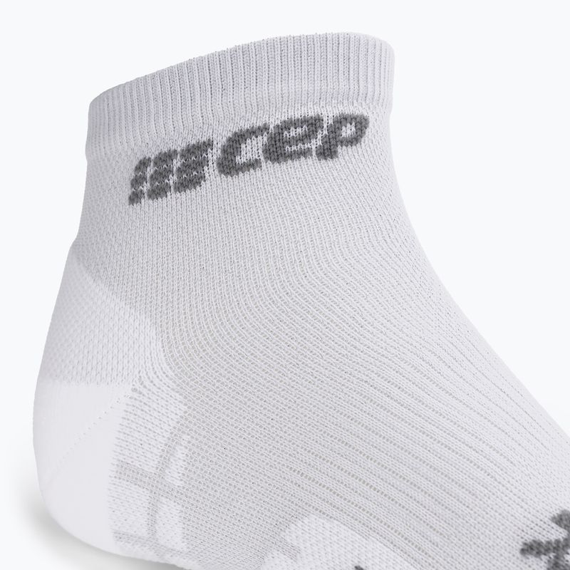 CEP Ultralight Low Cut въглеродни бели мъжки компресионни чорапи за бягане 4