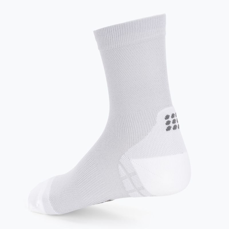 CEP Ultralight Short carbon бели мъжки чорапи за бягане с компресия 5