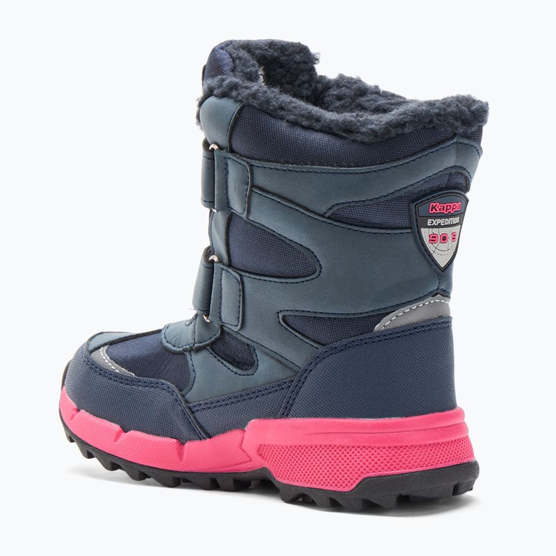 Śniegowce dziecięce Kappa Cekis Tex navy/pink 3