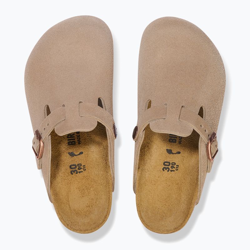BIRKENSTOCK Boston Kids Narrow тъмнокафяви джапанки 3