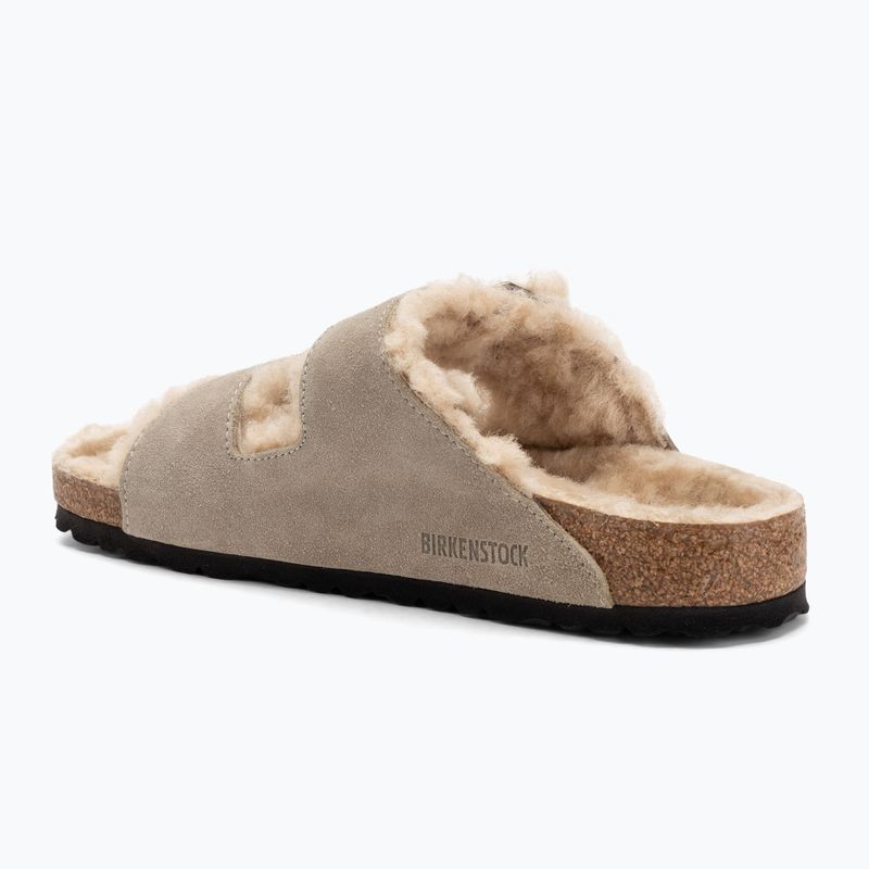 BIRKENSTOCK Arizona Shearling SL Regular сиво-сини джапанки 3