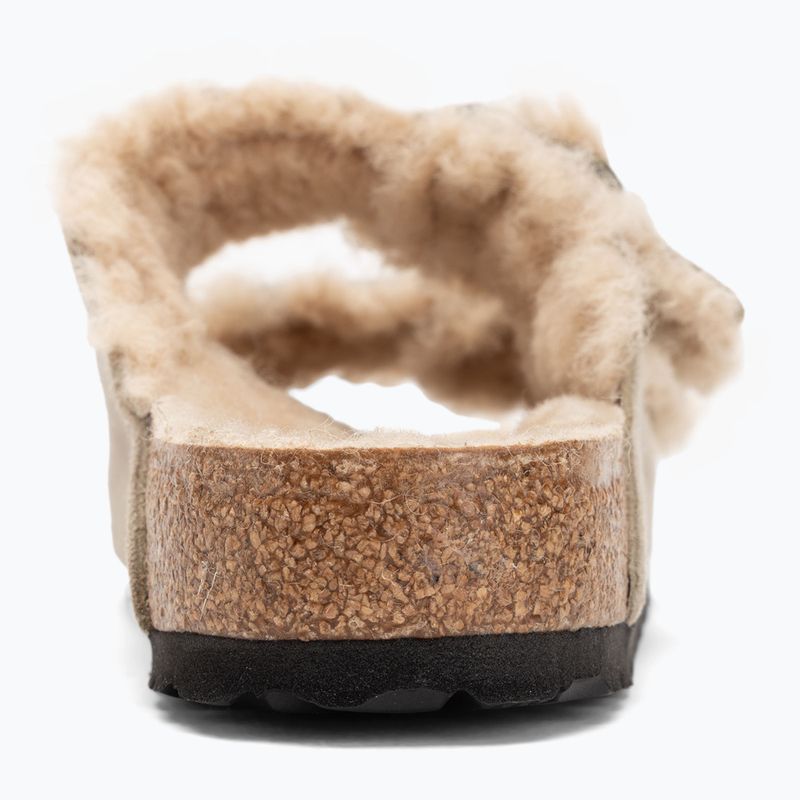 BIRKENSTOCK Arizona Shearling SL Regular сиво-сини джапанки 6