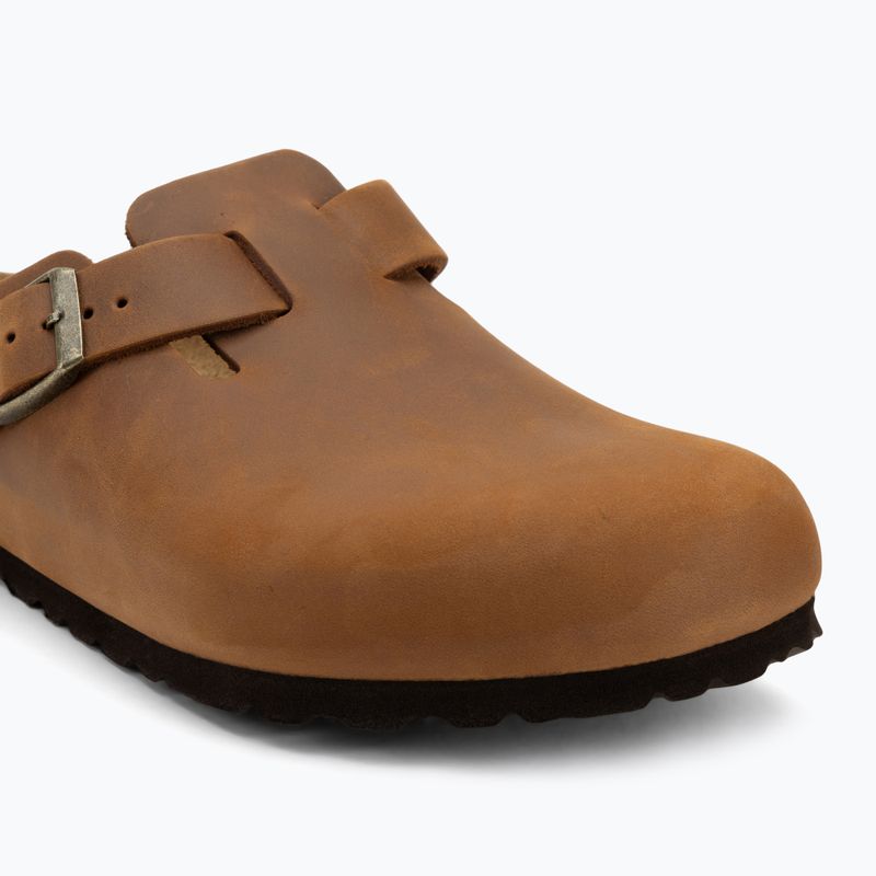 BIRKENSTOCK Boston LEOI Regular джапанки в цвят коняк 7
