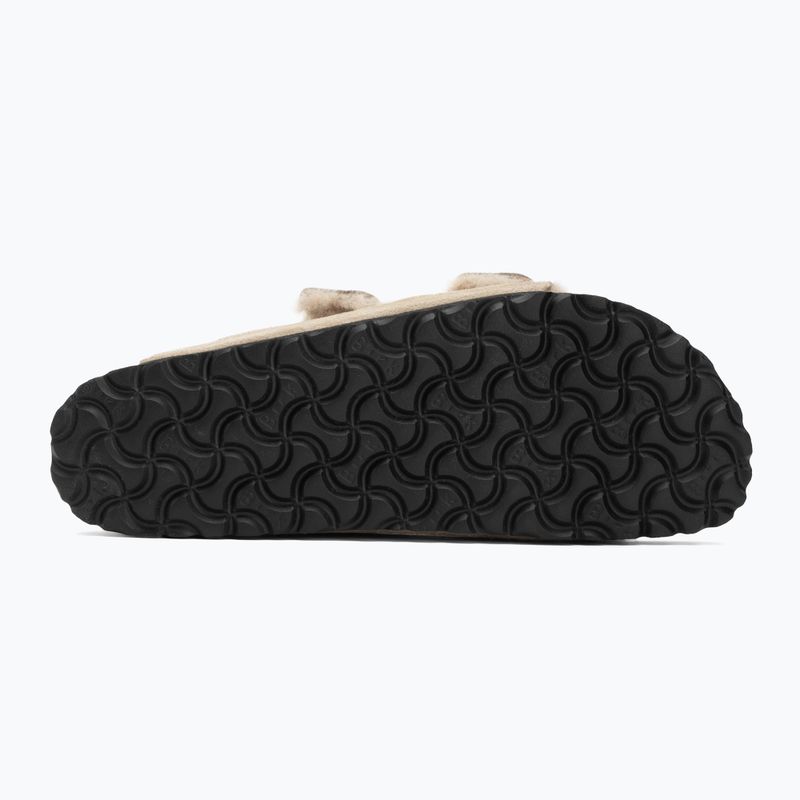 BIRKENSTOCK Arizona Shearling SL Narrow кафяви джапанки 4