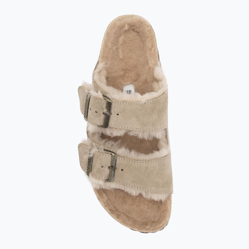 BIRKENSTOCK Arizona Shearling SL Narrow кафяви джапанки 5