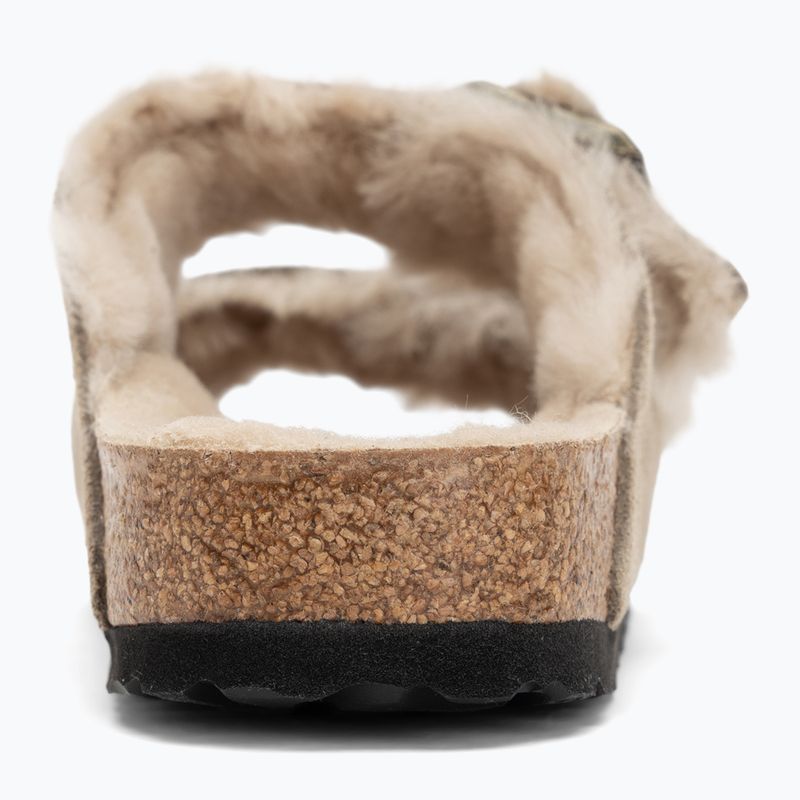 BIRKENSTOCK Arizona Shearling SL Narrow кафяви джапанки 6