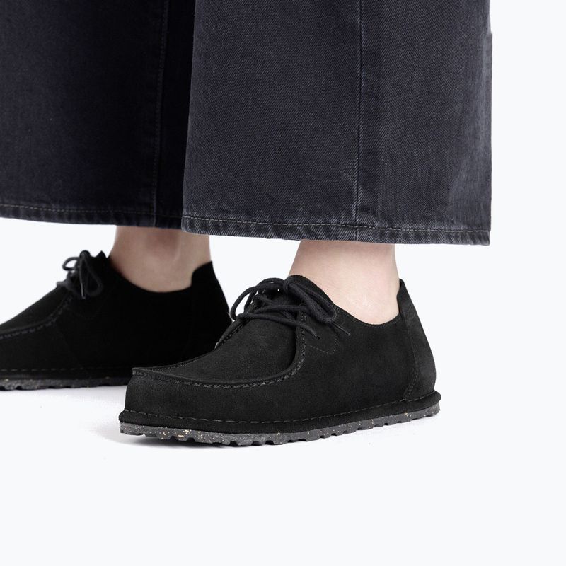 Обувки BIRKENSTOCK Utti Lace Suede Leather Regular black 9