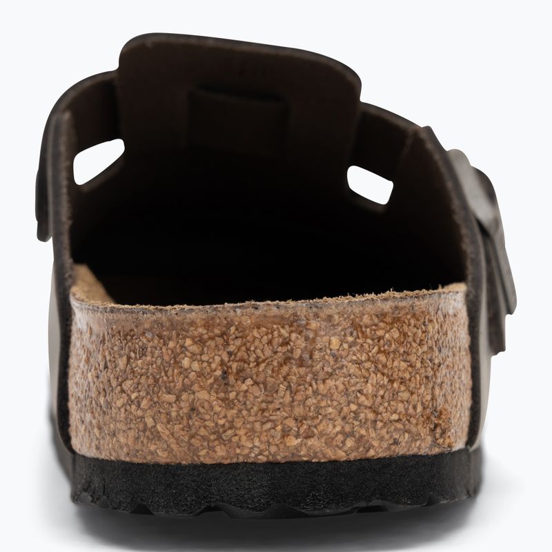 BIRKENSTOCK джапанки Boston NL Regular гладка кожа бетонно сиво 6