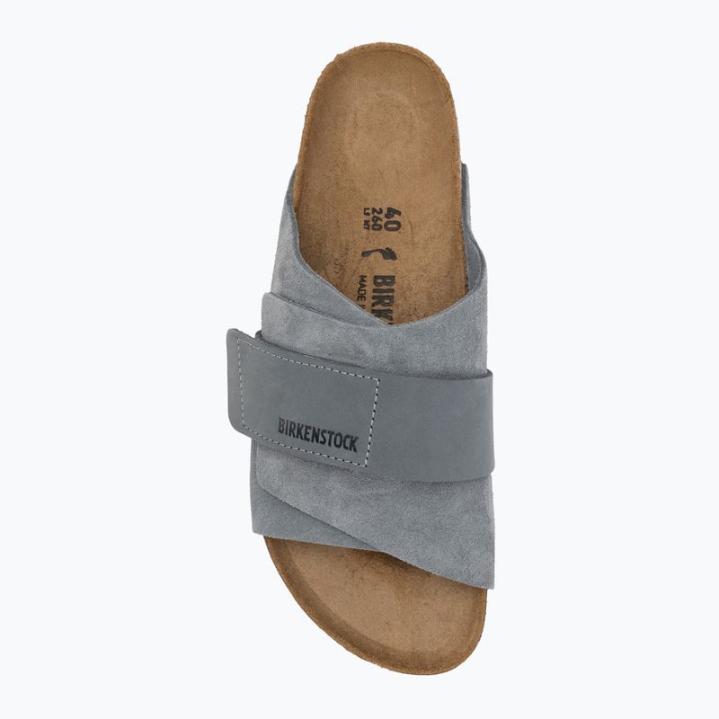 BIRKENSTOCK Kyoto LENB/LEVE Тесни джапанки basalt gray 5