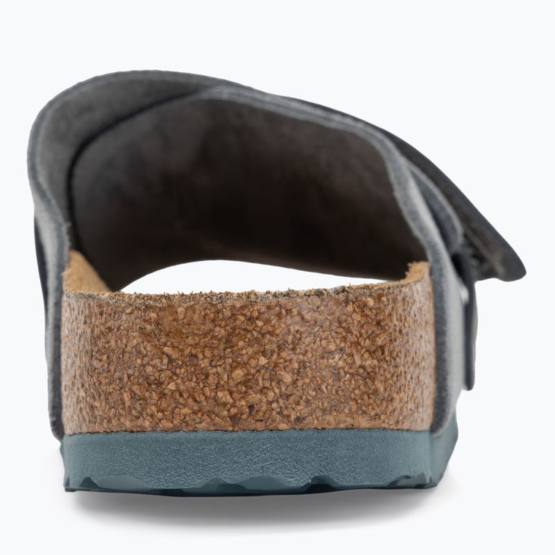 BIRKENSTOCK Kyoto LENB/LEVE Тесни джапанки basalt gray 6