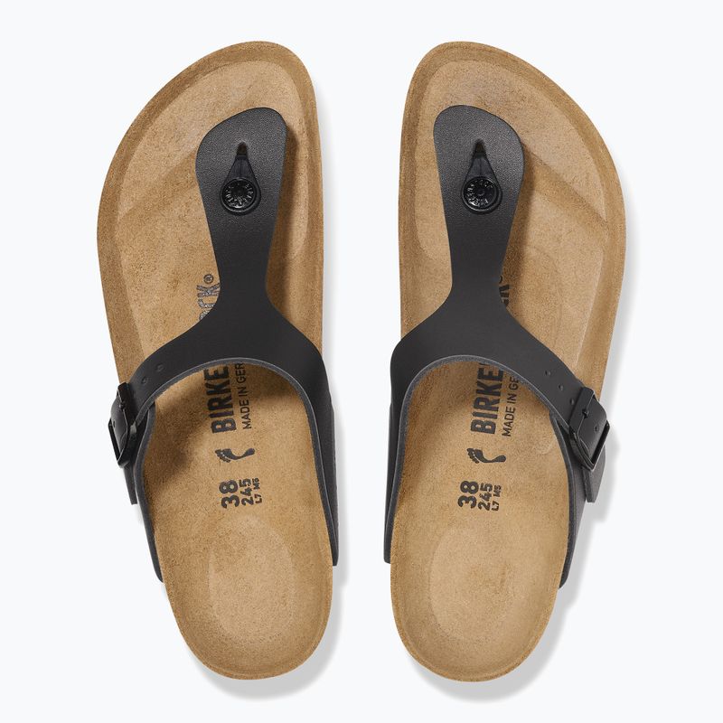 BIRKENSTOCK Gizeh NL Regular черни джапанки 3