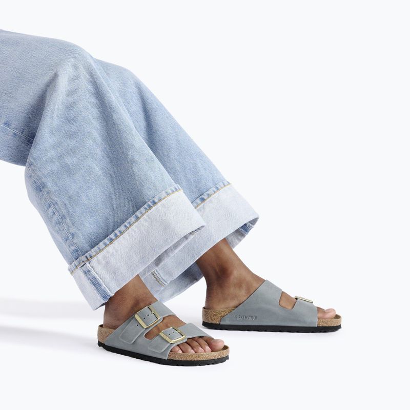 Дамски чехли BIRKENSTOCK Arizona LEOI Narrow basalt grey 11