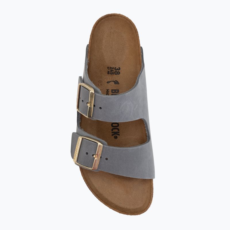 Дамски чехли BIRKENSTOCK Arizona LEOI Narrow basalt grey 5
