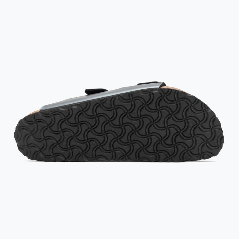 BIRKENSTOCK Arizona BF Narrow черни джапанки с металик 4