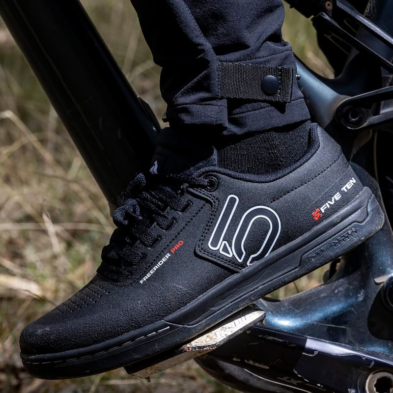 Мъжки обувки за колоездене adidas FIVE TEN Freerider Pro core black/cloud white/cloud white platform 8