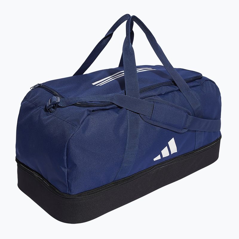 adidas Tiro League Duffel чанта за тренировки 51,5 л отборно тъмносиньо 2/черно/бяло 2