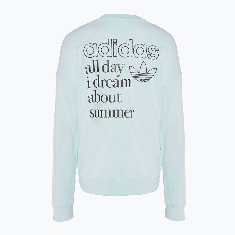 Дамски суитшърт adidas Graphic almost blue 2
