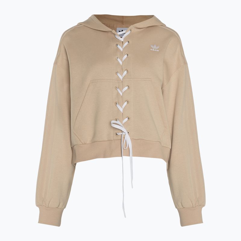 Дамски суитшърт adidas Laced magic beige