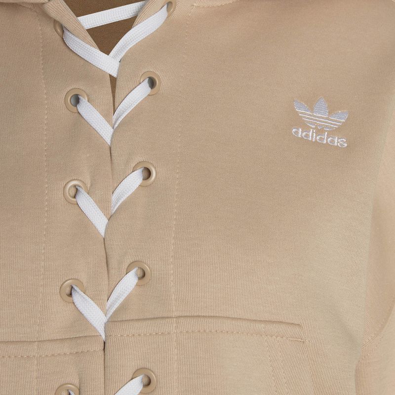 Дамски суитшърт adidas Laced magic beige 3